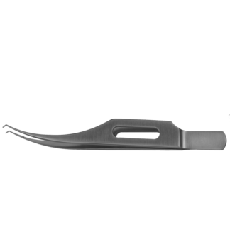 Harms-Colibri Forceps, Flat handle with oval cutout, Stainless