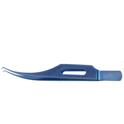 Harms-Colibri Forceps, Flat handle with oval cutout, Titanium