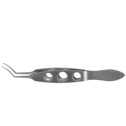 Utrata Capsulorrhexis Forceps, Marked at 2.5 and 5.0mm, Angled/Vaulted 12mm, Stainless