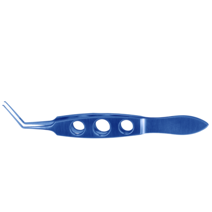 Utrata Capsulorhexis Forceps, Marked at 2.5 and 5.0mm, Angled 12mm, Titanium