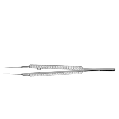 Tennant Tying Forceps, Straight x 6mm, Diamond knurled handle, Stainless
